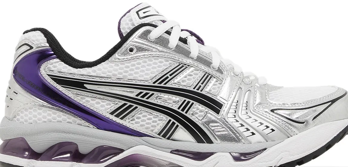 White 14 ASICS Gel-Kayano W Dark Grape 0623